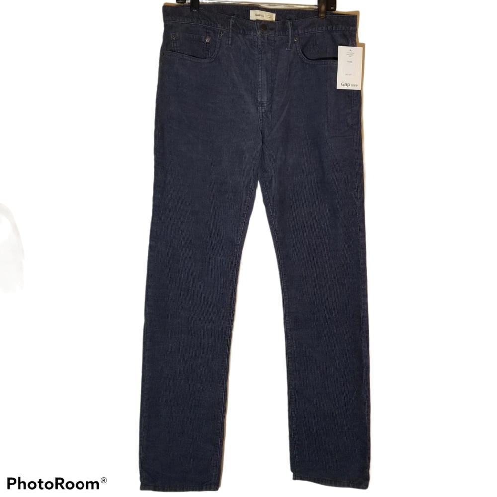 NWT Gap Corduroy Slim Fit Pants 33 x 32